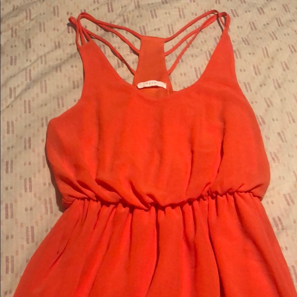 Orange dress